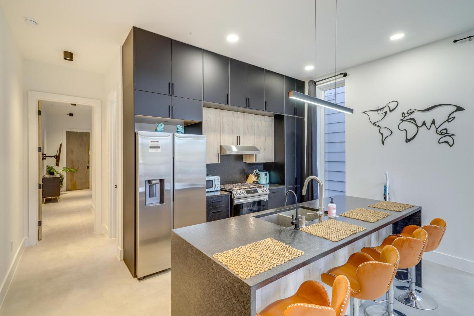 3 Mi To Dtwn Modern Townhome With Yard In יוסטון מראה חיצוני תמונה