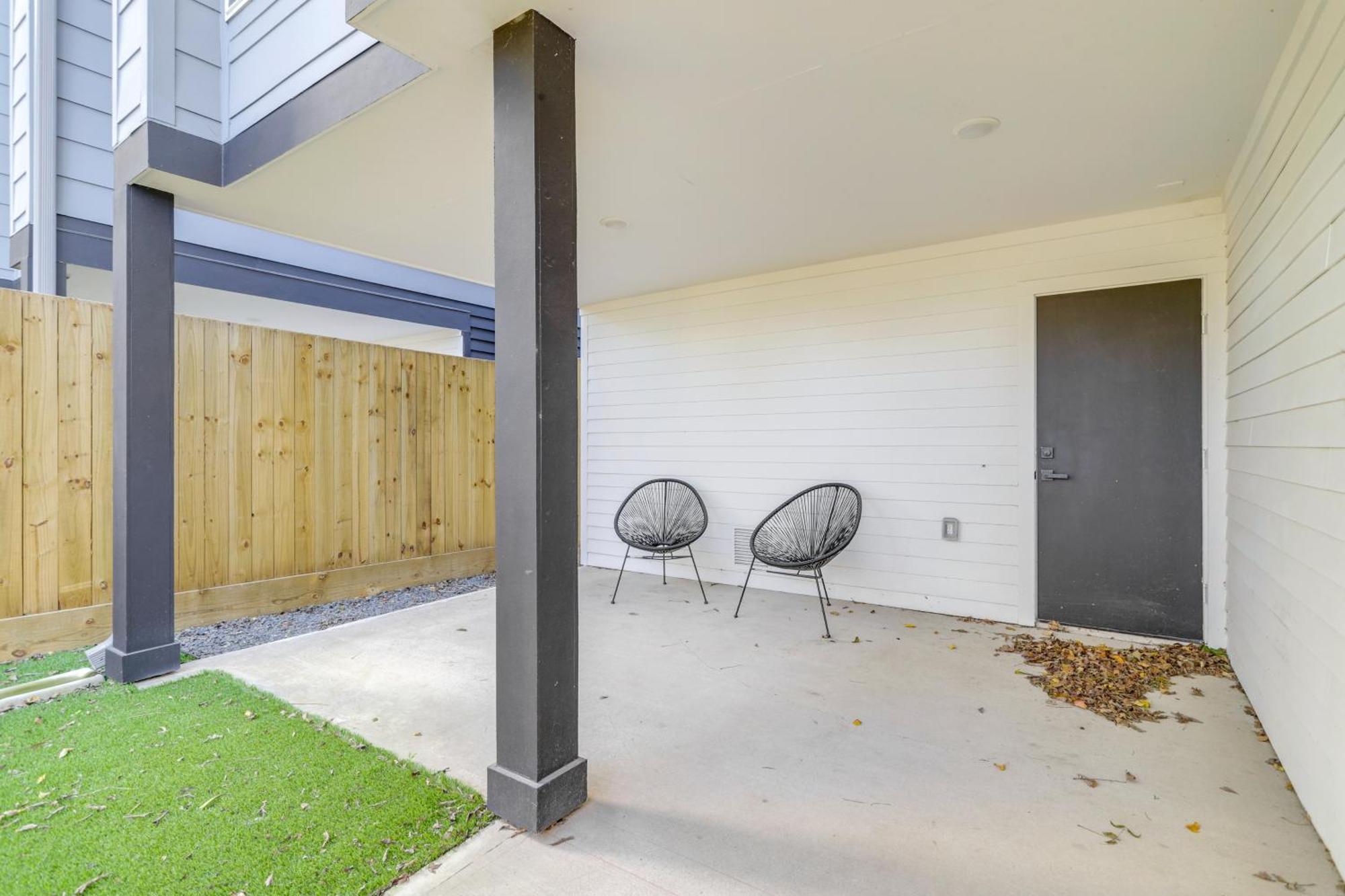 3 Mi To Dtwn Modern Townhome With Yard In יוסטון מראה חיצוני תמונה