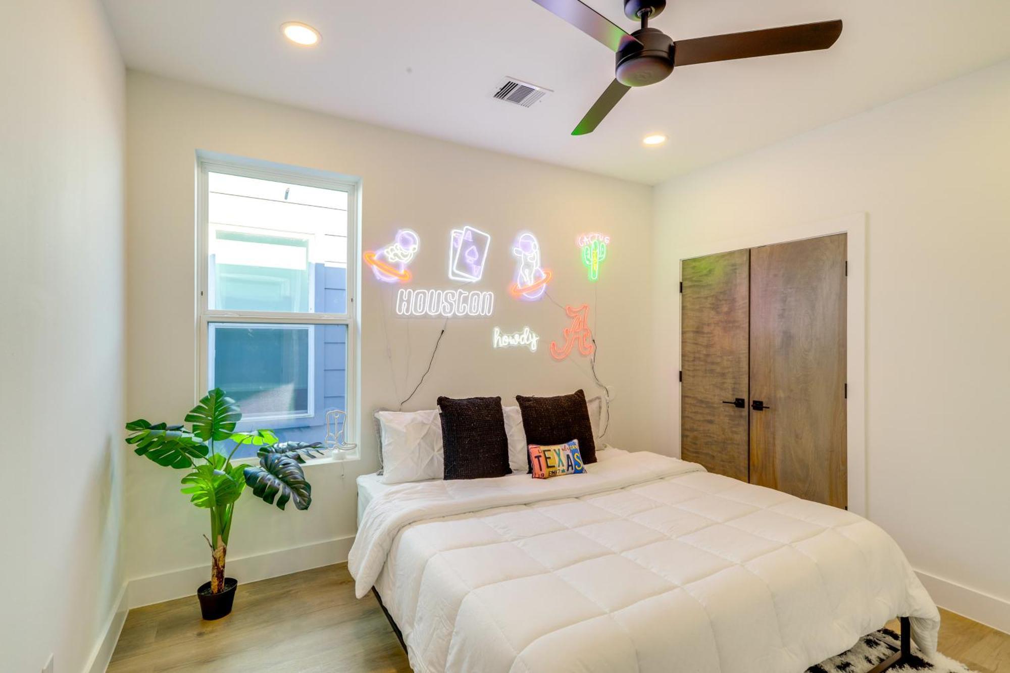 3 Mi To Dtwn Modern Townhome With Yard In יוסטון מראה חיצוני תמונה