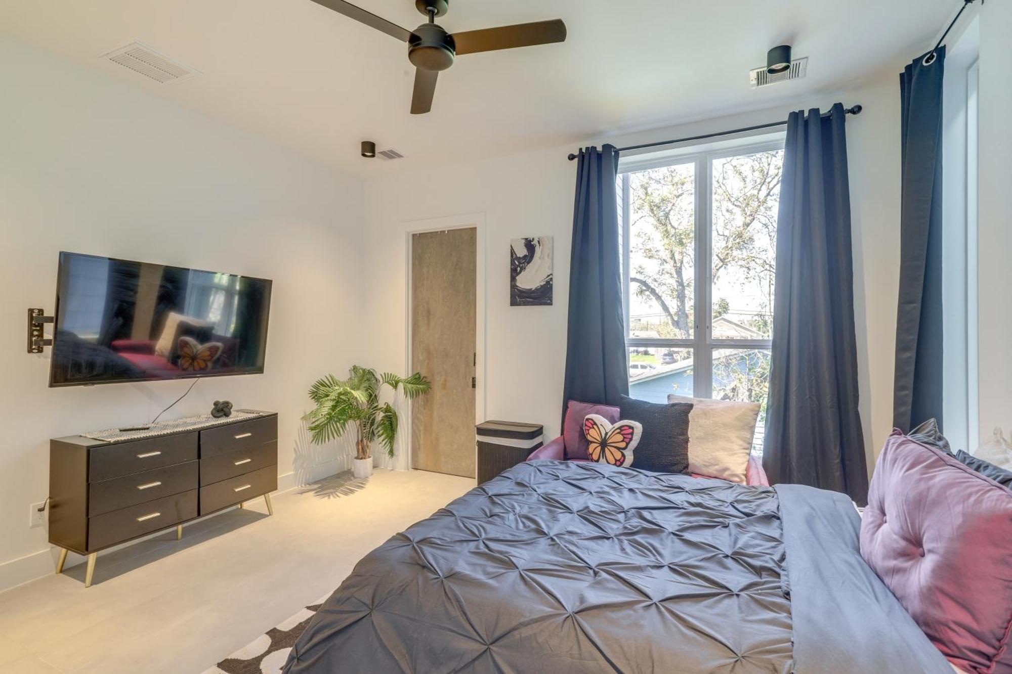 3 Mi To Dtwn Modern Townhome With Yard In יוסטון מראה חיצוני תמונה