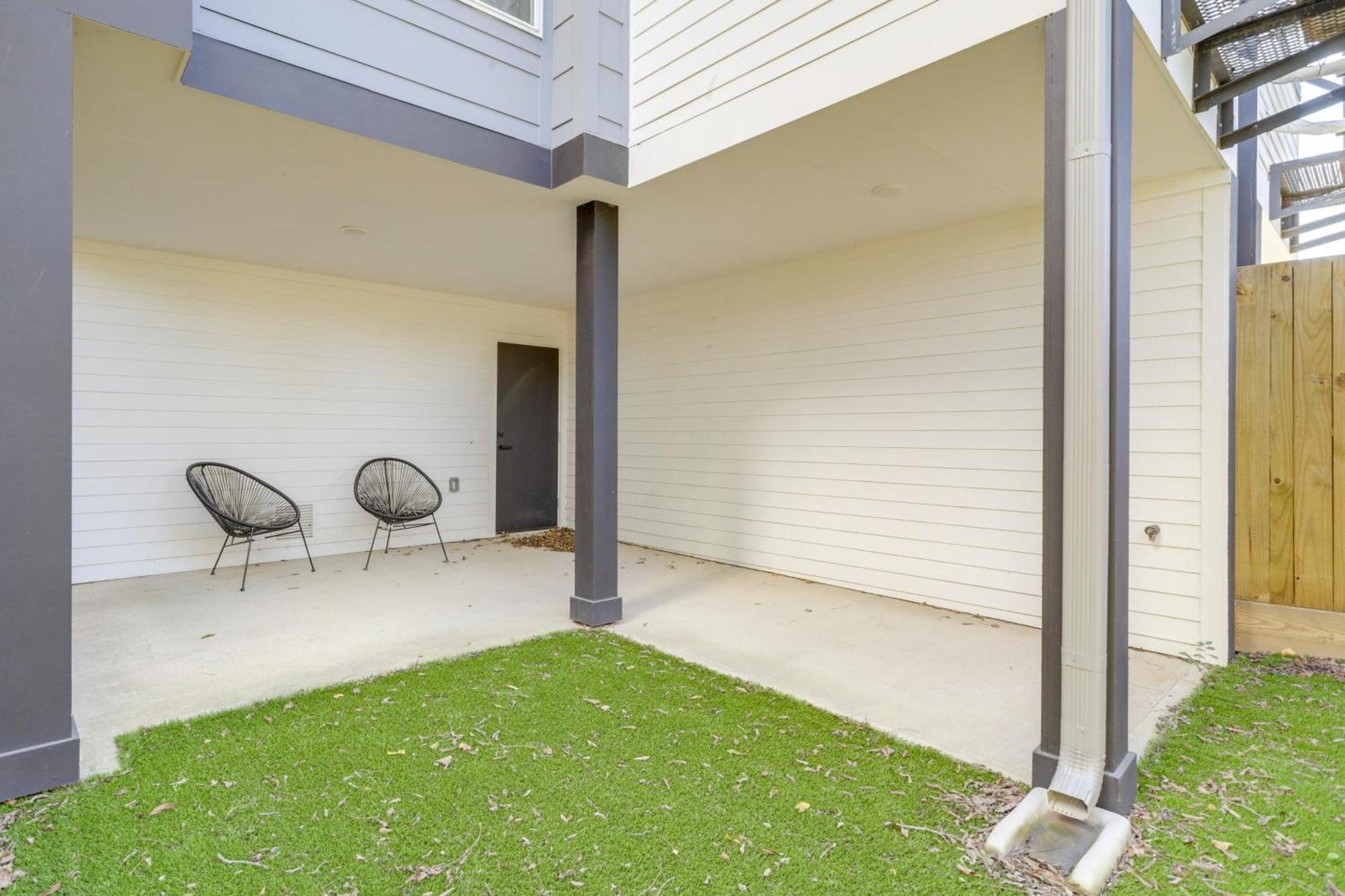 3 Mi To Dtwn Modern Townhome With Yard In יוסטון מראה חיצוני תמונה
