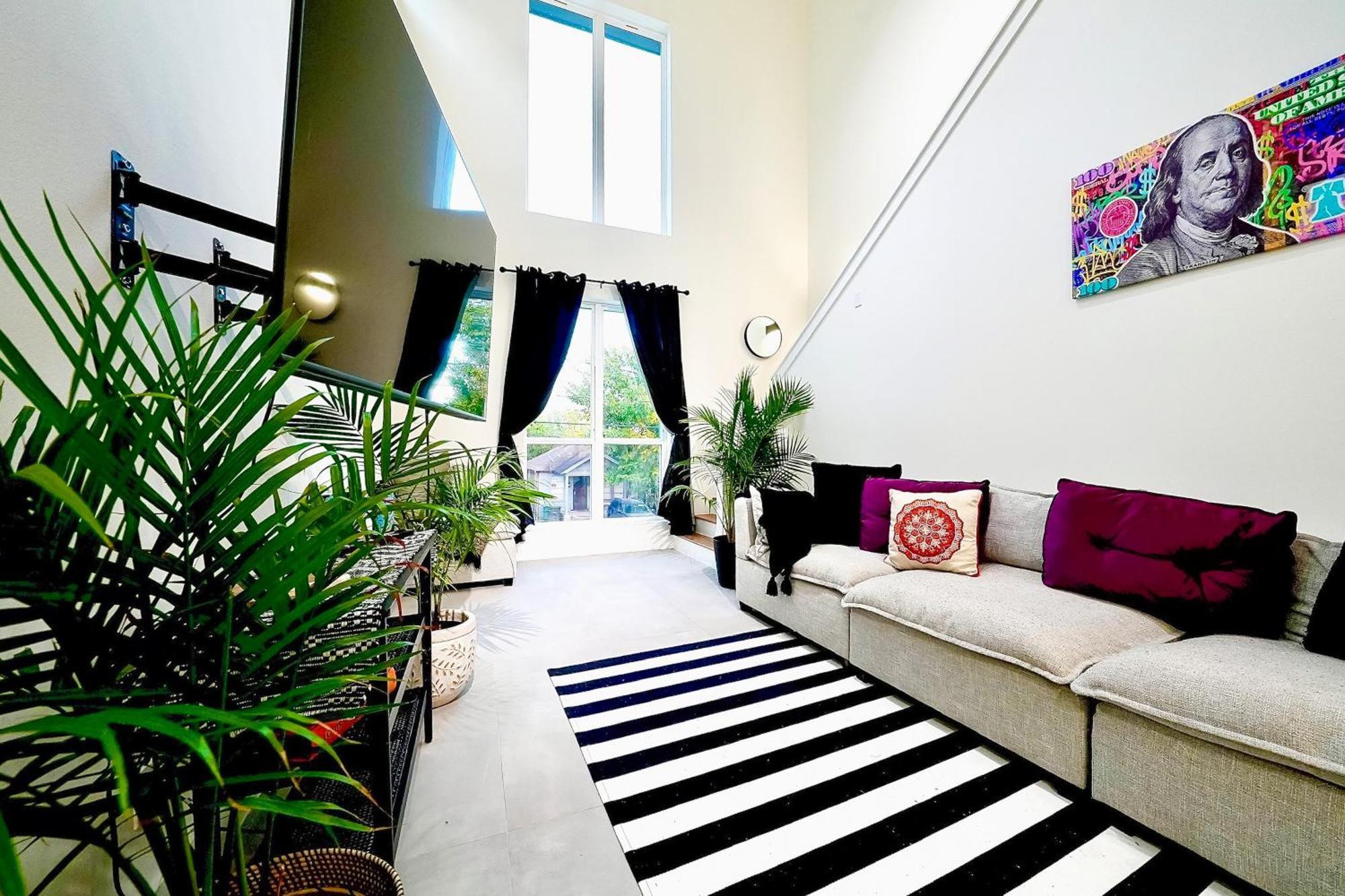 3 Mi To Dtwn Modern Townhome With Yard In יוסטון מראה חיצוני תמונה